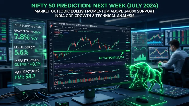Nifty 50 Prediction Next Week August 31 To September 4 2026 Analysis