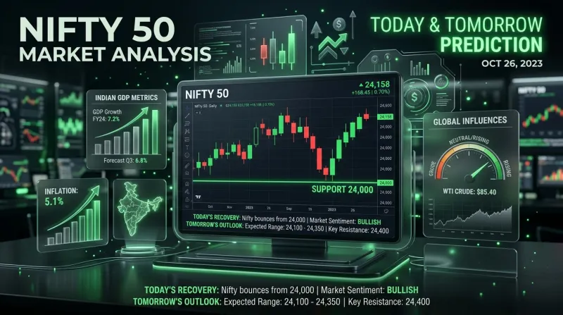 Nifty 50 Analysis (Aug 31): 24,000 Bounce & Sept 1 Prediction