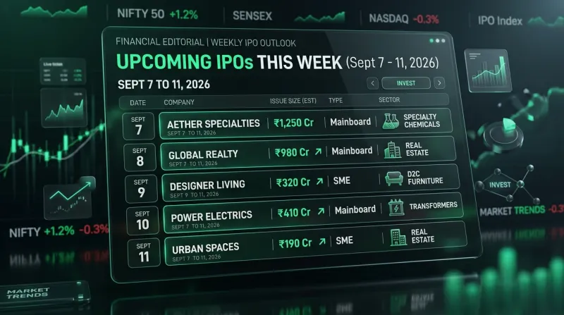 Upcoming IPOs This Week (Sept 7–11): Analysis & Future Outlook