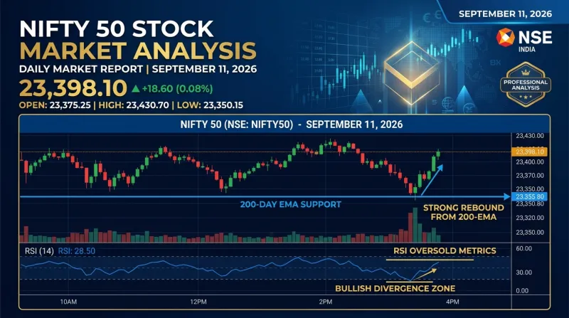 Nifty 50 Market Analysis Today (Sept 11) & Monday Prediction (Sept 14): Key Levels & Technical Indicators